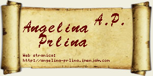 Angelina Prlina vizit kartica
